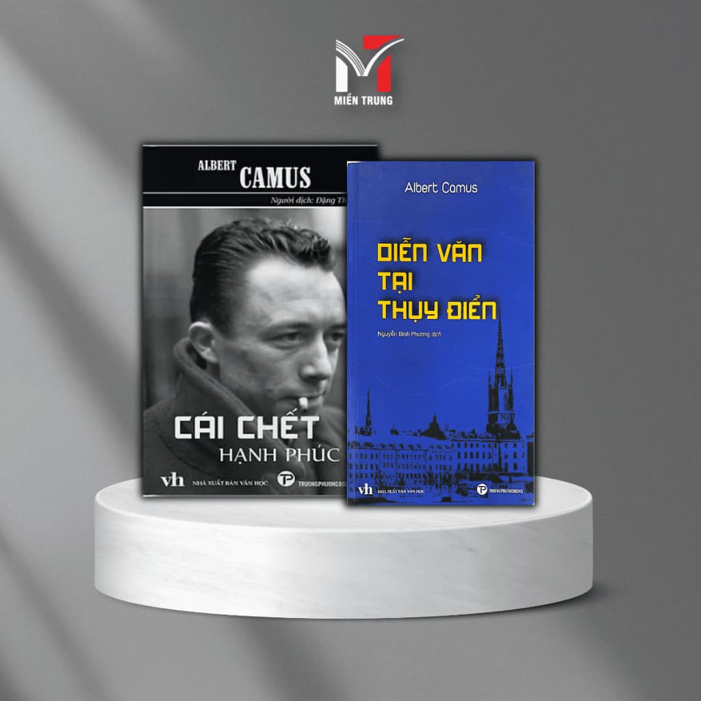 Combo 2 cuốn sách Cái chết hạnh phúc + Diễn văn tại Thuỵ Điển - Albert Camus
