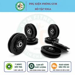 (Poly) Bánh xe ròng rọc phụ kiện hỗ trợ tập gym chuyên dụng 92mm và 115mm TGG 1