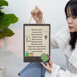 Bảng Gỗ Quy Tắc Gia Đình Siêu Hot, Tranh Gỗ Treo Trang Trí Nhà Của, Gia Đình [Đủ Size] 7