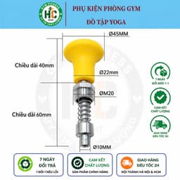 Chốt rút M20 (kèm áo) cho máy tập gym 1