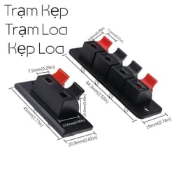 (2 Cái) Kẹp Loa 2P 4P Trạm Kẹp Trạm Loa Kẹp Nhựa 1x2 1x4 Diy - 1