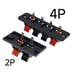 (2 Cái) Kẹp Loa 2P 4P Trạm Kẹp Trạm Loa Kẹp Nhựa 1x2 1x4 Diy - 4