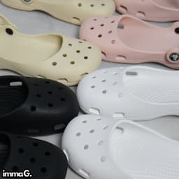 Dép Ballet CROCS Nữ CHÍNH HÃNG - Giày Búp Bê Nhựa Mềm Đi Mưa Đế Chống Trượt | IMMA.G 5