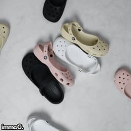Dép Ballet CROCS Nữ CHÍNH HÃNG - Giày Búp Bê Nhựa Mềm Đi Mưa Đế Chống Trượt | IMMA.G 2