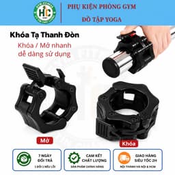 Kẹp Khóa Thanh Đòn Tạ KINGBOX, Khóa Tạ Bản Nâng Cấp Rộng 50mm Phù Hợp Với Thanh Đòn 50mm 1