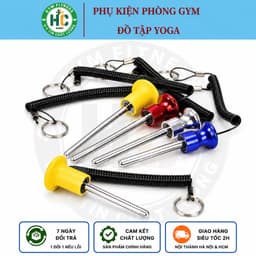 Chốt tạ khối máy gym,núm hợp kim nhôm cao cấp màu xanh 1