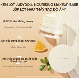 Kem Lót Dưỡng Ẩm Cho Da Khô Judydoll Nourishing Makeup Base 30g 4