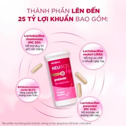 Viên uống bổ sung lợi khuẩn nữ Neubria Neubiotic Her hộp 30 viên 7