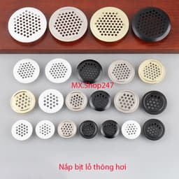 NẮP ĐẬY LỖ THÔNG GIÓ HÌNH TRÒN CAO CẤP BẰNG THÉP KHÔNG GỈ THOÁT NHIỆT THOÁNG KHÍ 1