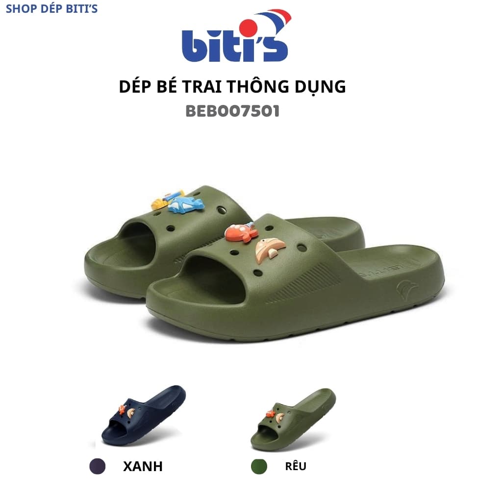 Dép Lê Biti's Bé Trai BEB007501 Chất Liệu EVa Nhẹ Và Êm Chân