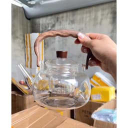 Ấm Thuỷ Tinh Pha Trà Có Lưới Lọc 700 - 900ml và 1100ml hot trend 7