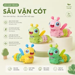 Đồ chơi sâu vặn cót xinh xắn cho bé 2