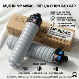 Hộp Mực Ricoh MP3054 MP3554 MP4054 MP5054 IM2500 IM3000 IM4000 In Đậm Nét Sạch Nền MIVDO 4