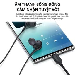 Tai Nghe Nhét Tai AKG Type C [Không Logo], Chống Ồn, Âm Hay, Nghe Gọi Đàm Thoại Tốt 3