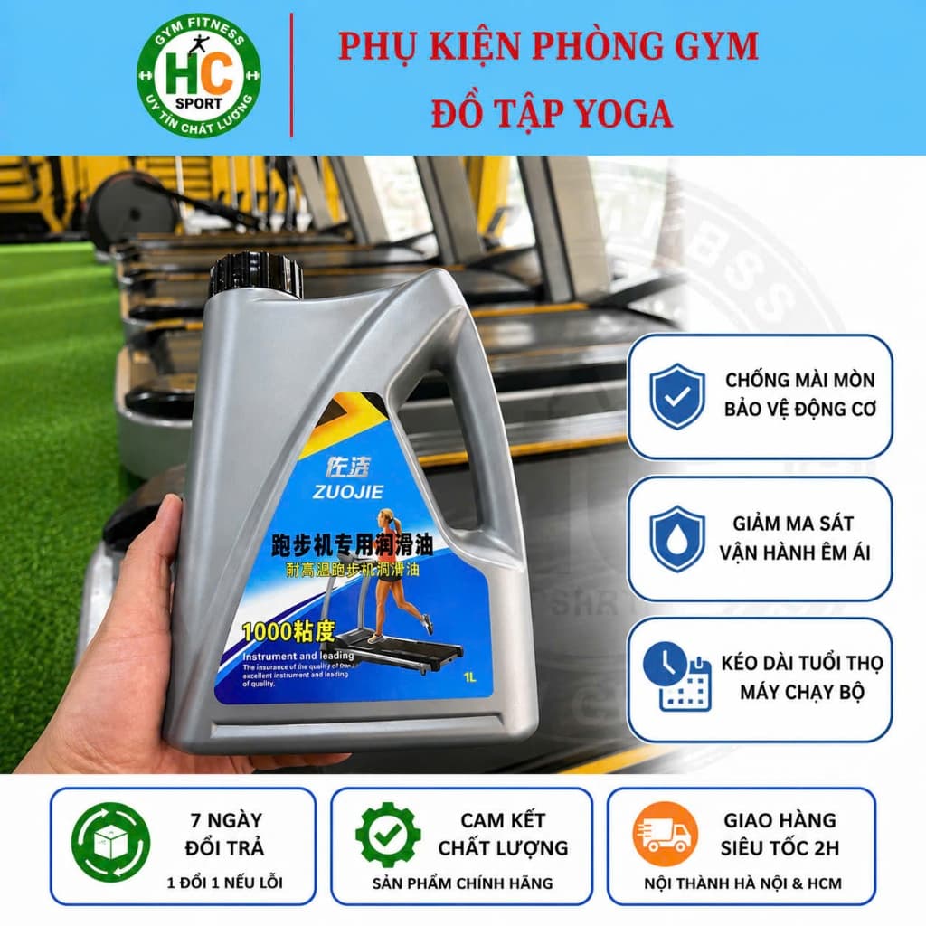 Dầu Tra Máy Chạy Bộ 1000ml - Sản Phẩm Chất Lượng Với Hướng Dẫn Sử Dụng