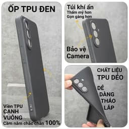 Ốp lưng Samsung S10 Plus, S10 Lite, S10 4G|5G CHỐNG SỐC, TPU ĐEN | Ốp điện thoại  bảo vệ camera  2