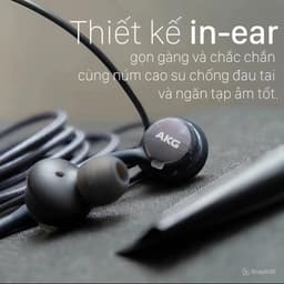 Tai Nghe Nhét Tai AKG Type C [Không Logo], Chống Ồn, Âm Hay, Nghe Gọi Đàm Thoại Tốt 5