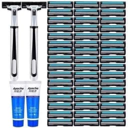 COMBO 36  Lưỡi Dao Cạo Râu + 1 Cán Dao Tặng 1 Lọ Gel Làm Mềm Râu ''T/LINH'' 3