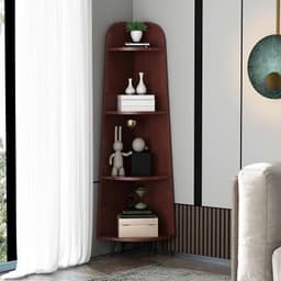 Kệ góc tường đa năng decor phòng, Kệ góc trang trí nhà cửa cao cấp gỗ MDF phủ Melamine 2