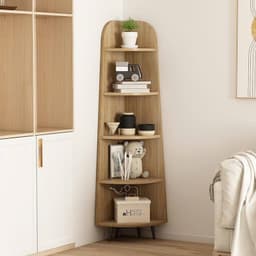 Kệ góc tường đa năng decor phòng, Kệ góc trang trí nhà cửa cao cấp gỗ MDF phủ Melamine 3