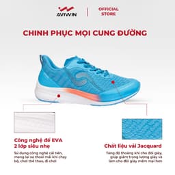 [ AVS001 ] [ Tặng Kèm Tất ] Giày Chạy Dành Cho Nam Aviwin AviSpeed Giày Thể Thao Phù Hợp Đi Chạy, Đi Chơi, Đi Làm 2