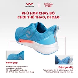 [ AVS001 ] [ Tặng Kèm Tất ] Giày Chạy Dành Cho Nam Aviwin AviSpeed Giày Thể Thao Phù Hợp Đi Chạy, Đi Chơi, Đi Làm 3