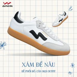 [ AVIS ] [ Tặng Tất ] Giày Sneaker Nam Nữ Aviwin AviStreet Đế Cao Su Da Lộn Phối Thời Trang 2
