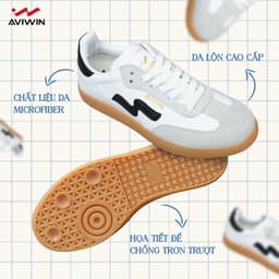 [ AVIS ] [ Tặng Tất ] Giày Sneaker Nam Nữ Aviwin AviStreet Đế Cao Su Da Lộn Phối Thời Trang 3