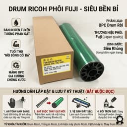 Trống Ricoh Fuji 2075 MP6500 MP7500 MP8000 MP9003 IM7000 IM8000 In Sắc Nét Tuổi Thọ Cao 4