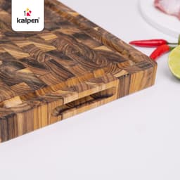 Thớt thái chữ nhật gỗ Teak KALPEN T6-T7 hàng chính hãng 7