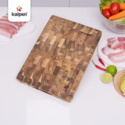 Thớt thái chữ nhật gỗ Teak KALPEN T6-T7 hàng chính hãng 6