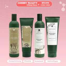 (Công ty) Cặp Dầu Gội Xả Gừng Weilaiya Giảm Rụng, Mọc Tóc Nhanh| Cherry Beauty 1