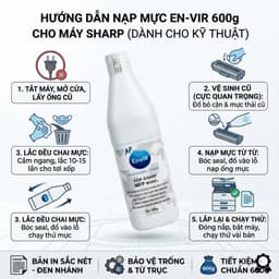 Mực Photo Sharp AP Cho BP20M22 BP20M28 BP30M35 AR5620 In Sắc Nét Ổn Định Bền Đẹp 1 Chai 4