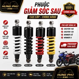 Giảm sóc sau winner x. winner cũ  .exciter 135/150 zin trần 1