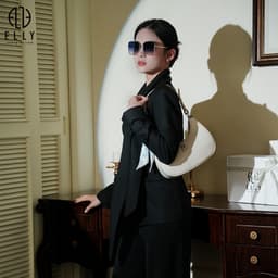 [Tặng hộp 20.10] Túi đeo vai nữ ELLY EL375 da tổng hợp thời trang thanh lịch cao cấp 2