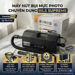 Máy Hút Bụi Mực BJLS Supreme Vacuum 800W Dùng Cho Máy In Máy Photocopy Hoạt Động Ổn Định Bền Đẹp 2