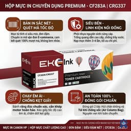 Hộp Mực Eko Ink 337 83A Cho Canon LBP151DW MF241D MF244DW MF212DW MF215 MF221D In Đậm Nét MIVDO 2