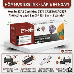 Hộp Mực Eko Ink 337 83A Cho Canon LBP151DW MF241D MF244DW MF212DW MF215 MF221D In Đậm Nét MIVDO 4