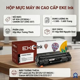 Hộp Mực Eko Ink 337 83A Cho Canon LBP151DW MF241D MF244DW MF212DW MF215 MF221D In Đậm Nét MIVDO 3
