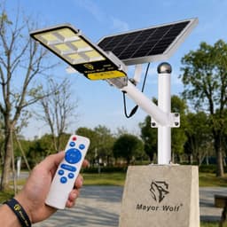 Đèn Đường Năng Lượng Mặt Trời MayorWolf 300W, Cho Sân Vườn, Kho Bãi, Đường Đi, Bãi Xe MW.BC3300 8