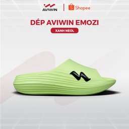 [ EMOZI02 ] Dép bánh mì nguyên khối nam nữ Aviwin Emozi 02 chất liệu EVA cao cấp 4cm 2