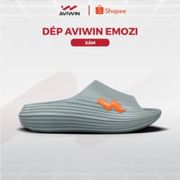 [ EMOZI02 ] Dép bánh mì nguyên khối nam nữ Aviwin Emozi 02 chất liệu EVA cao cấp 4cm 9