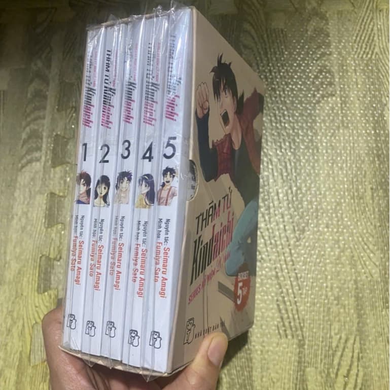Boxset vở Thám Tử Kindaichi Tập 1-5 bản series kỷ niệm 20 năm