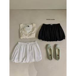 𝑨𝒏𝒏 𝑺𝒕𝒖𝒅𝒊𝒐   𝐖𝐆𝐖𝐄/ Chân Váy Bí Dáng Chữ A Ngắn WG.WE 9121, Chân Váy Mini Nữ Cạp Cao Kaki Mềm Kèm Quần Trong 3
