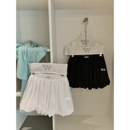 𝑨𝒏𝒏 𝑺𝒕𝒖𝒅𝒊𝒐   𝐖𝐆𝐖𝐄/ Chân Váy Bí Dáng Chữ A Ngắn WG.WE 9121, Chân Váy Mini Nữ Cạp Cao Kaki Mềm Kèm Quần Trong 2