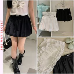 𝑨𝒏𝒏 𝑺𝒕𝒖𝒅𝒊𝒐   𝐖𝐆𝐖𝐄/ Chân Váy Bí Dáng Chữ A Ngắn WG.WE 9121, Chân Váy Mini Nữ Cạp Cao Kaki Mềm Kèm Quần Trong 1