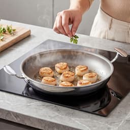 CHẢO NƯỚNG OYATTON INOX KHÔNG DÍNH VI ĐIỂM 28CM/30CM 4
