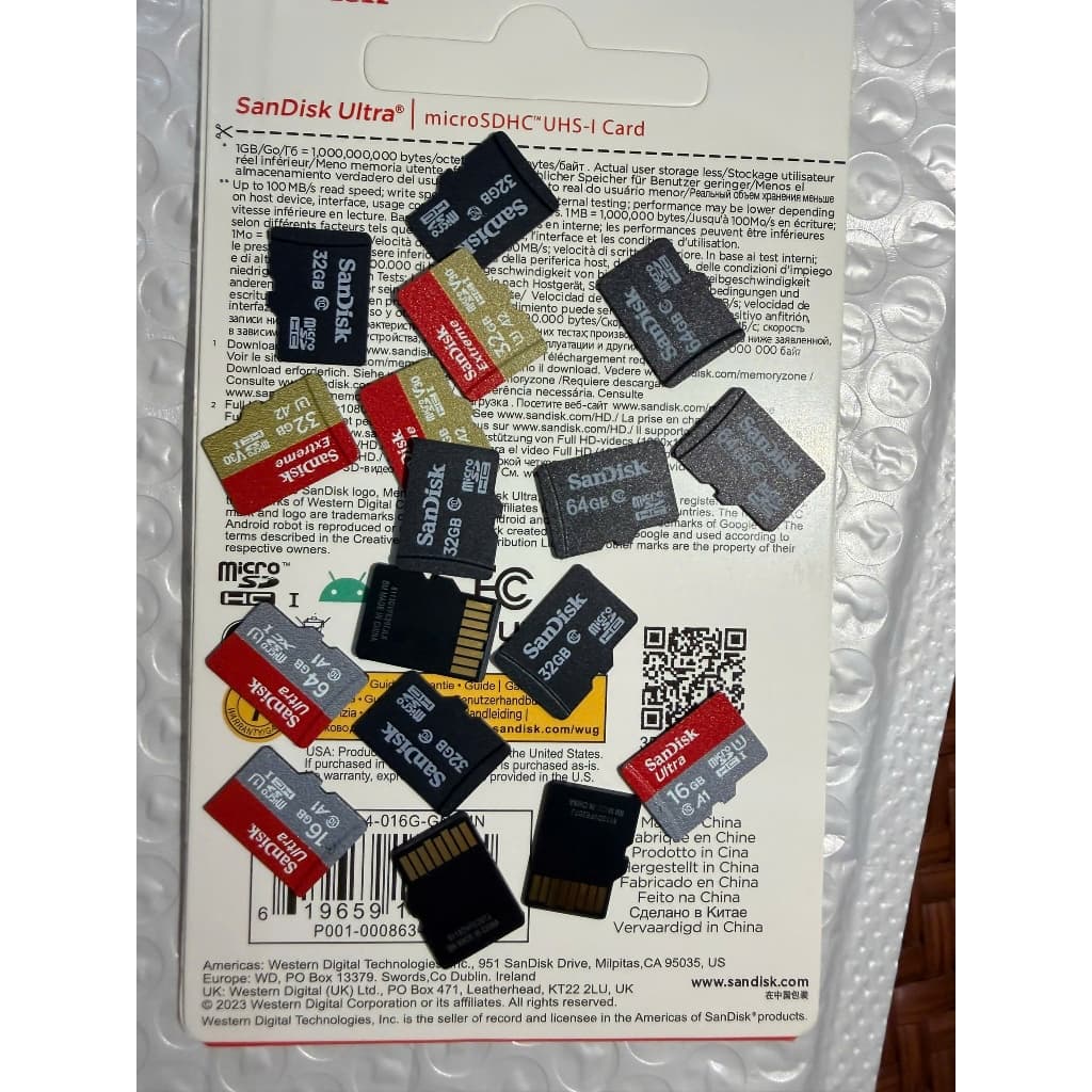 Thẻ Nhớ Micro SD Mới 99%, Đủ dung lượng 16G/32G/64G-128 cam kết hàng chuẩn bao test bảo hành 12 tháng