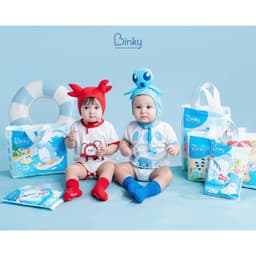 Combo 6 bịch Tã/bỉm Binky Quần/Dán size NB62/S58/M54/M50/L46/XL44/2XL40/3XL36 4