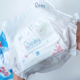 Combo 6 bịch Tã/bỉm Binky Quần/Dán size NB62/S58/M54/M50/L46/XL44/2XL40/3XL36 7
